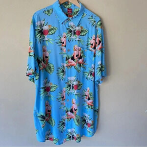 Vintage Junction West Hawaiian Pin-Up Girl
Men's Rayon Short Sleeve Shirt XL